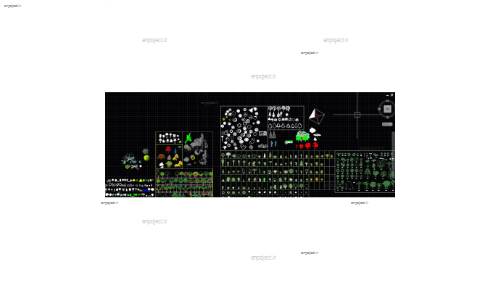 انواع آبجکت درخت (پلان و نما) با فرمت DWG انواع آبجکت درخت (پلان و نما) با فرمت DWG